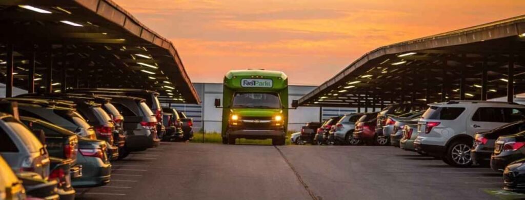 Parking Garage Fast Park Located In Indianapolis