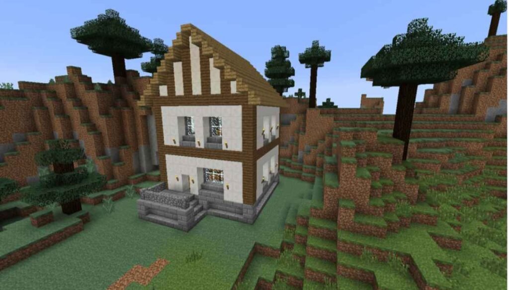 Building a Medieval Minecraft House