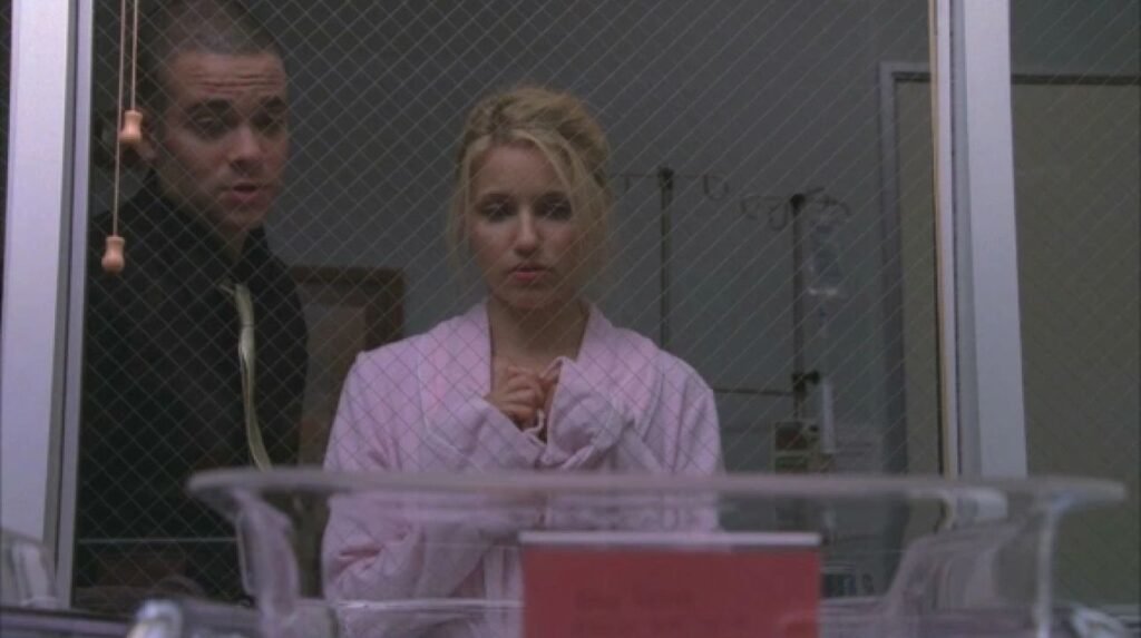 Emma Argues with Principal Figgins