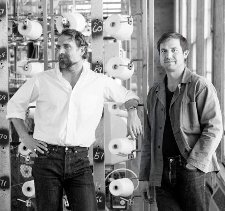 Sasha Koehn and Erik Allen, Midwest natives, teamed up in 2013 and co-founded Buck Mason